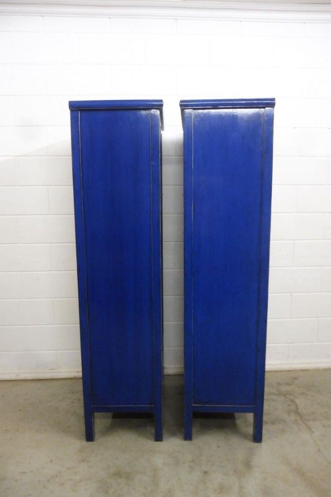 Foto 12 van 2x kast Kledingkast blauw landelijk