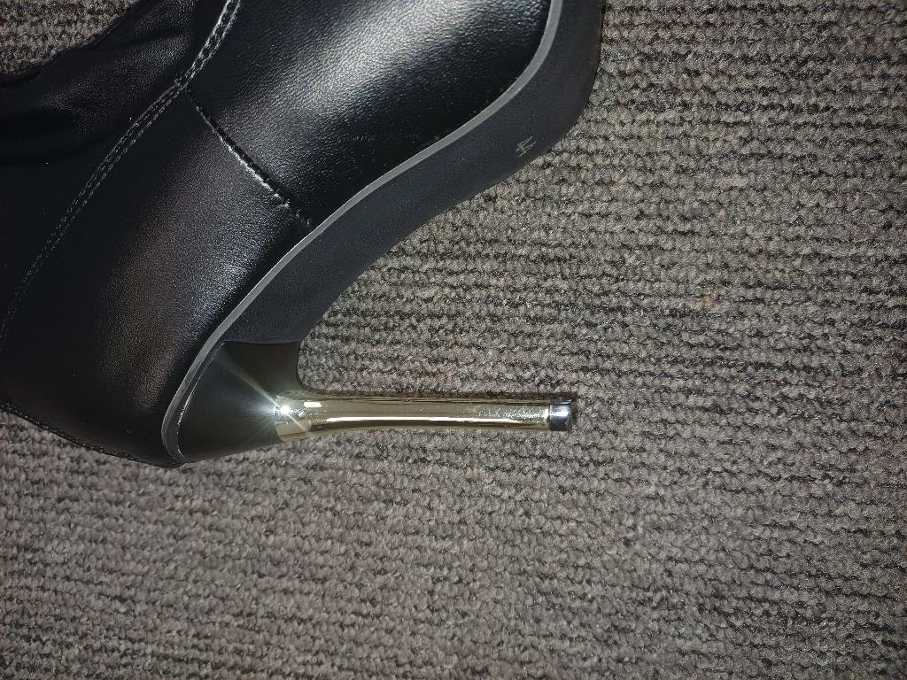 Over de knie laarzen. Zeer weinig gedragen., Kleding | Dames, Schoenen, Hoge laarzen, Verzenden, Zwart, Onbekend