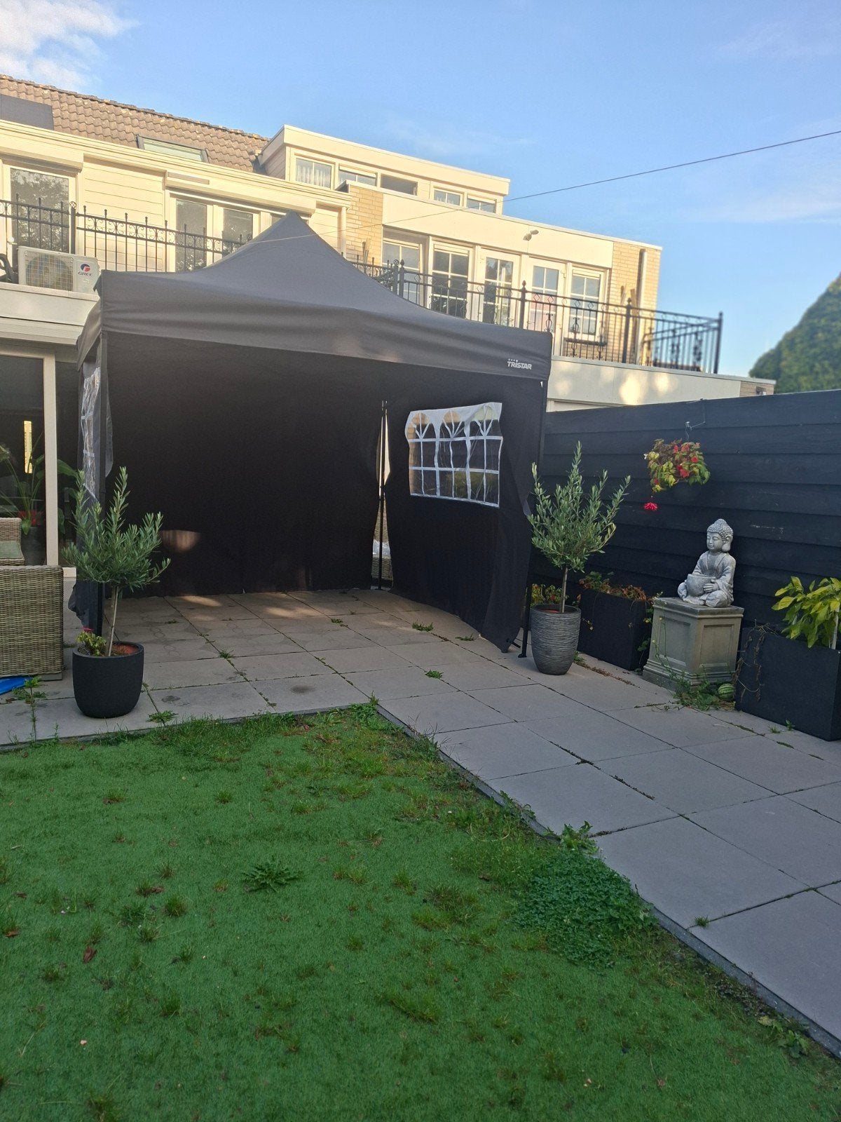 Te huur easy up party tent 3x3  waterdicht, Ophalen, Nieuw, Minder dan 5 meter
