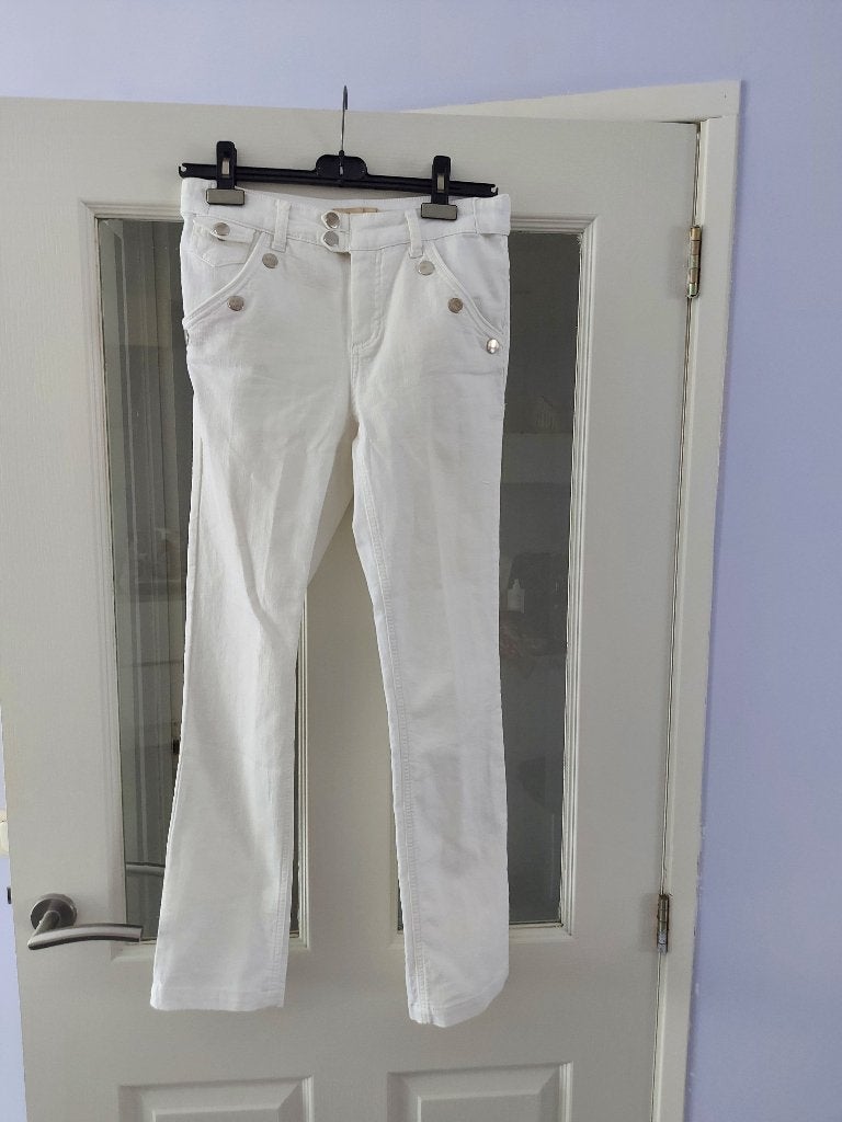 mooie zomer broek (stretch) van OUI 36, Kleding | Dames, Ophalen, Wit, Zo goed als nieuw, Maat 36 (S)