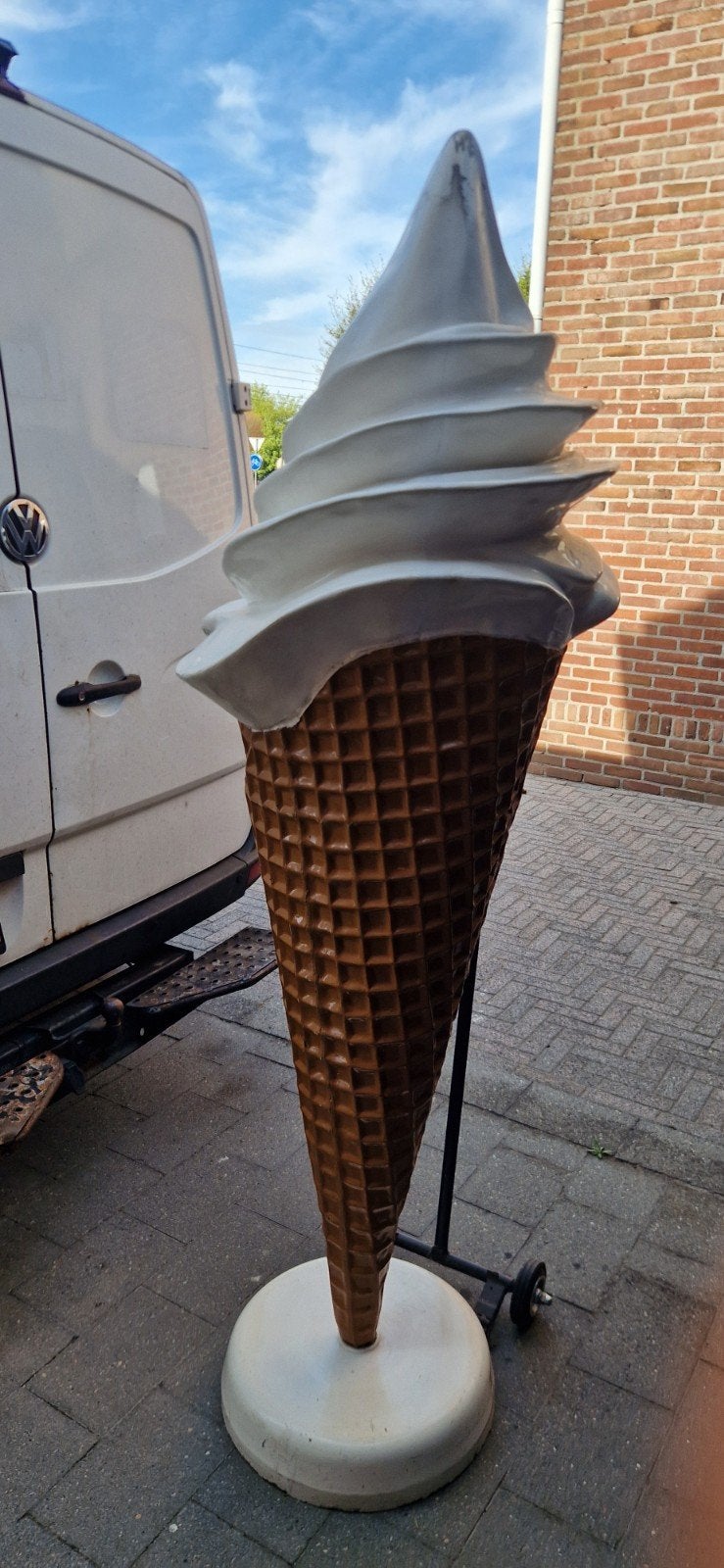 Grote ijshoorndecoratie - Perfect voor ijssalons!, Ophalen