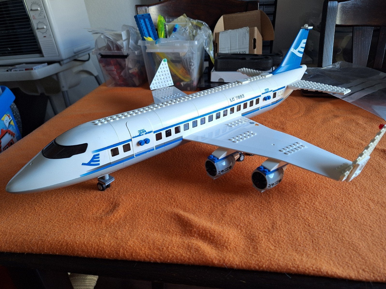 Lego City Passagiersvliegtuig 7893 met handleiding, Ophalen of Verzenden