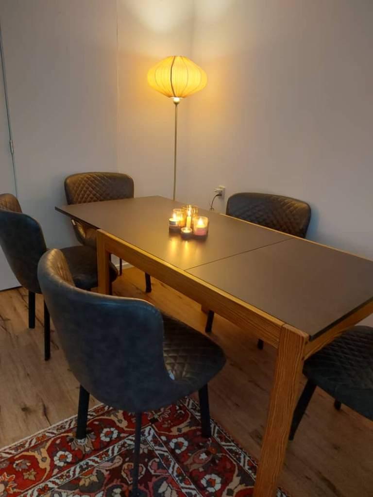 Eet tafel, Ophalen, Zie foto, Gebruikt, 50 tot 100 cm