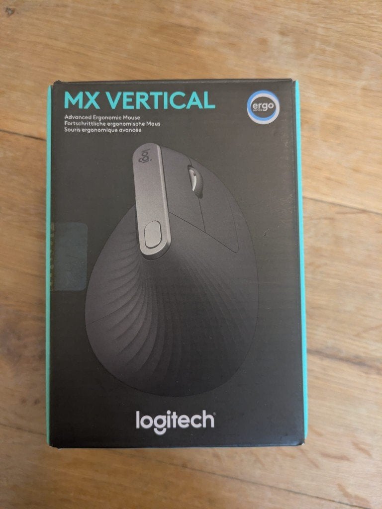 Logitech MX Vertical, Ophalen, Rechtshandig, Muis, Nieuw