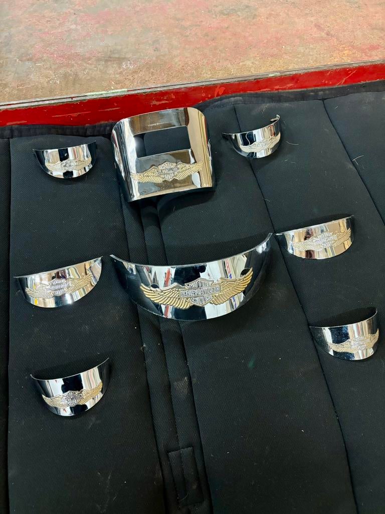 Complete set visors voor verlichting Heritage softail, Motoren, Onderdelen | Harley-Davidson, Verzenden