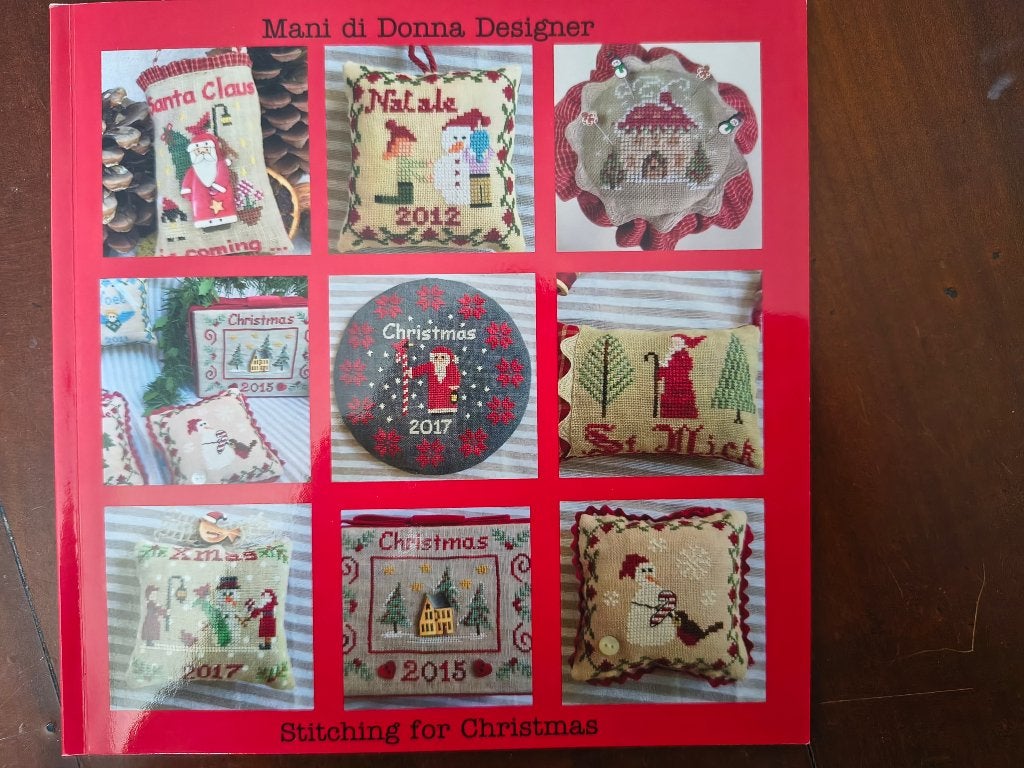 Stitching for Christmas - Mani di Donna, Ophalen of Verzenden, Zo goed als nieuw, Handborduren, Patroon