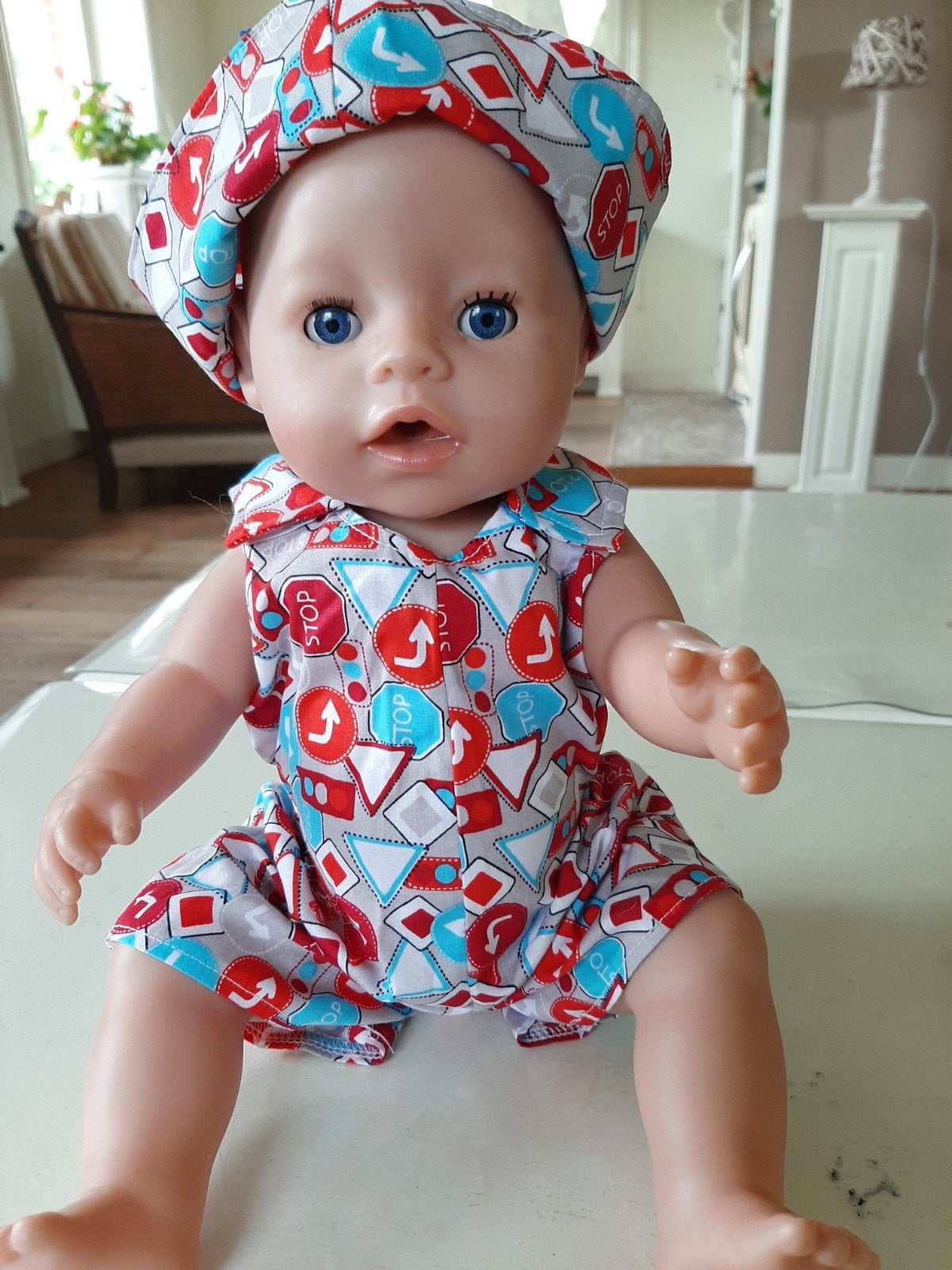 Leuk 2 delig jongens set baby born pop 43cm, Ophalen of Verzenden, Nieuw, Babypop