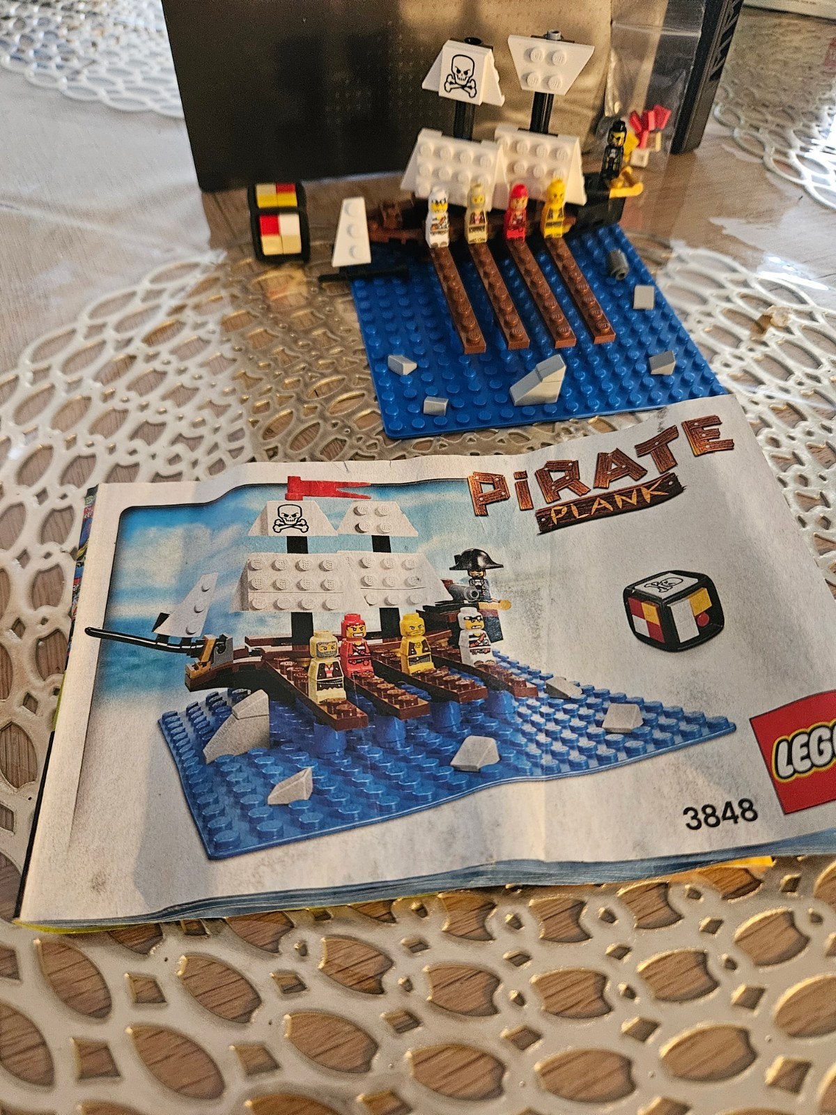LEGO Games 3848 Pirate Plank - Met doos en handleiding, Ophalen of Verzenden, Gebruikt, Overige merken