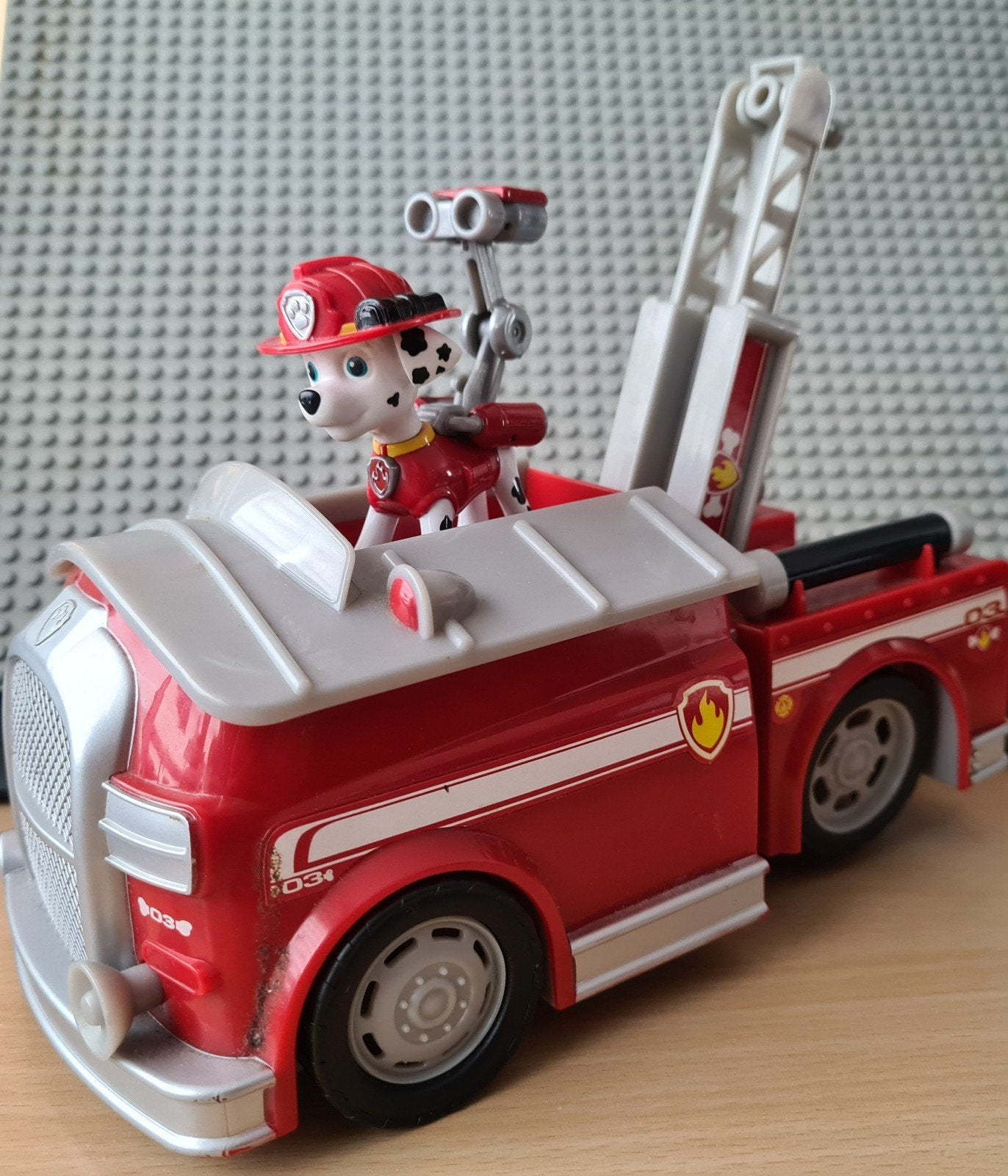 Paw Patrol Marshall Brandweerwagen, Ophalen of Verzenden, Gebruikt