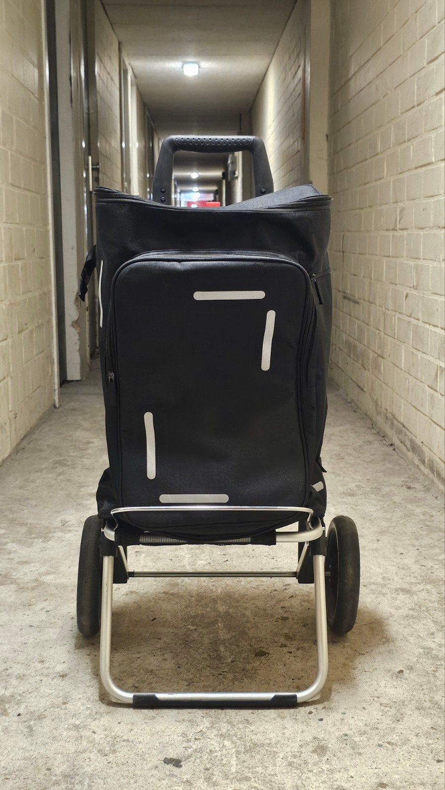 Boodschaptrolley zogoed als nieuw., Ophalen, 40 tot 60 cm, Zwart, Zo goed als nieuw