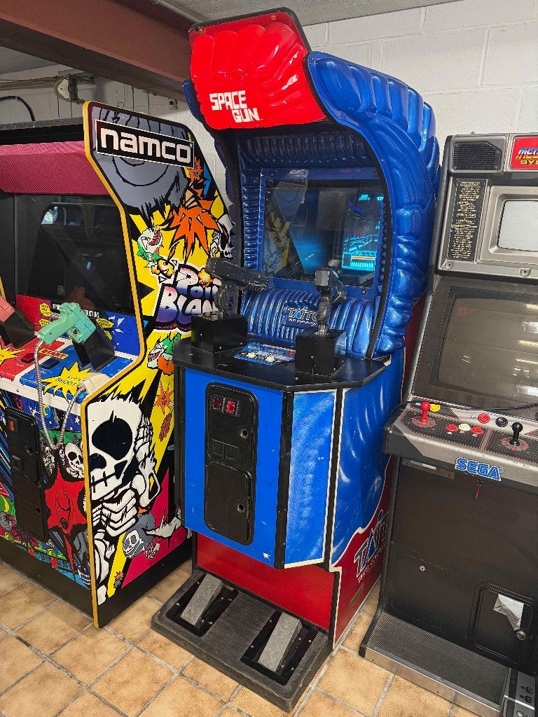 Space Gun Arcade Terminal – Taito (1990) – ZELDZAAM, Ophalen, Gebruikt