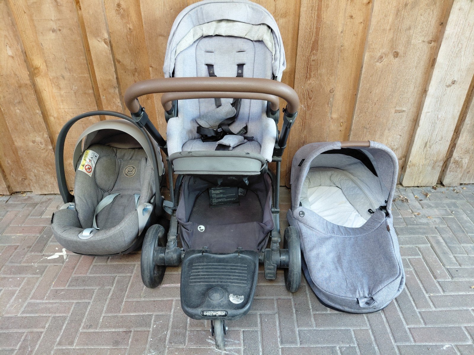 Easywalker Harvey 2 Combiwagen met Cybex autostoel, Ophalen, Gebruikt, Kinderwagen, Overige merken