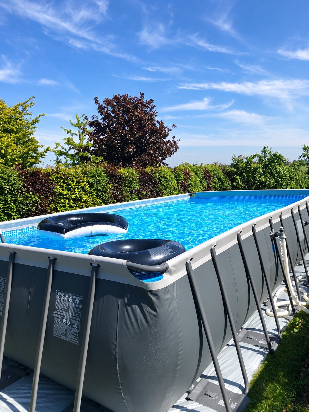 Intex Ultra XTR Frame zwembad 732 x 366 x 132 cm – compleet, Tuin en Terras, Rond, 300 cm of meer, Zo goed als nieuw, Ophalen