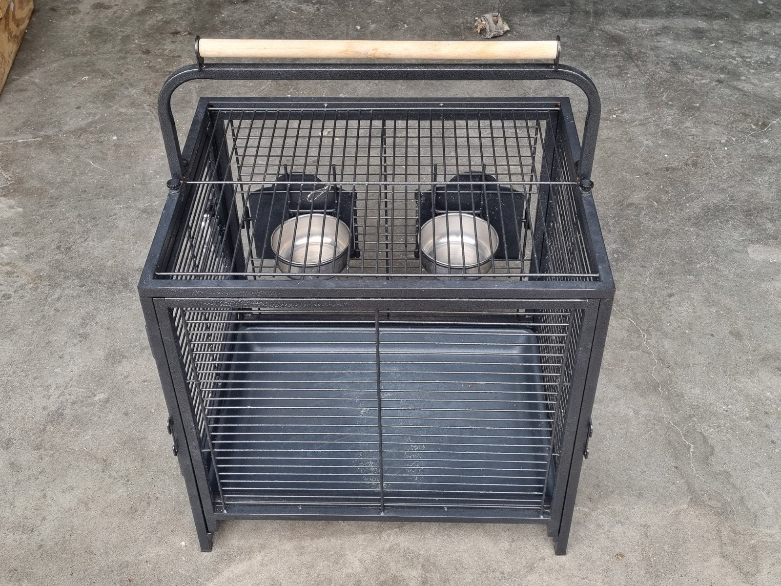 Vogel Reiskooi/ Kleine Vogelkooi - 48 x 45 x 38, Ophalen, Zo goed als nieuw, Metaal, Vogelkooi