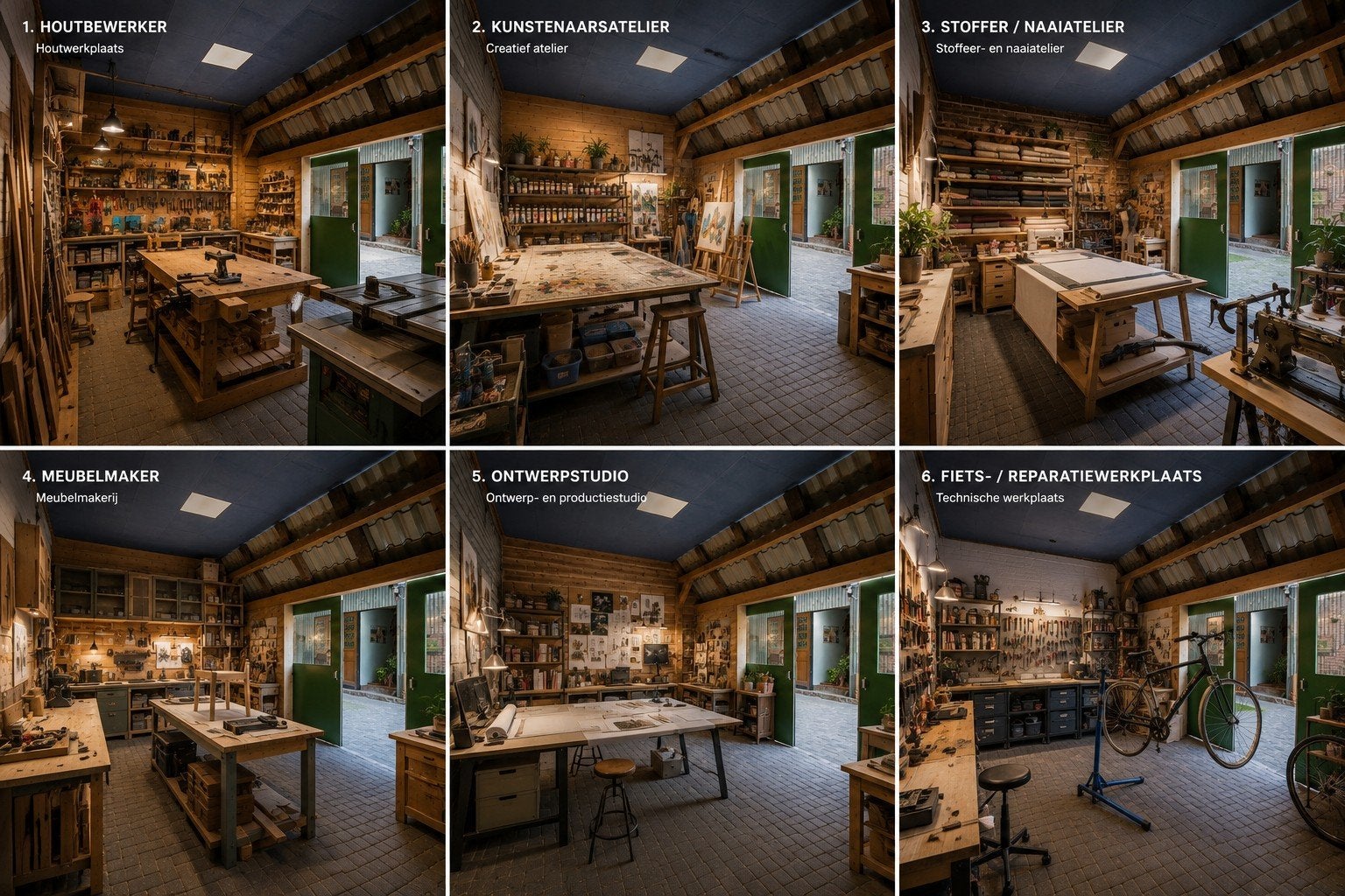 Creatieve werkruimte te huur – 24 m² | Haarlem (Nijverheidsw, Ophalen