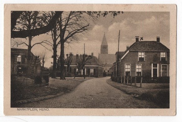 AK ~ Heino ~ Marktplein ~ 1930, Verzenden, 1920 tot 1940, Gelopen, Overijssel