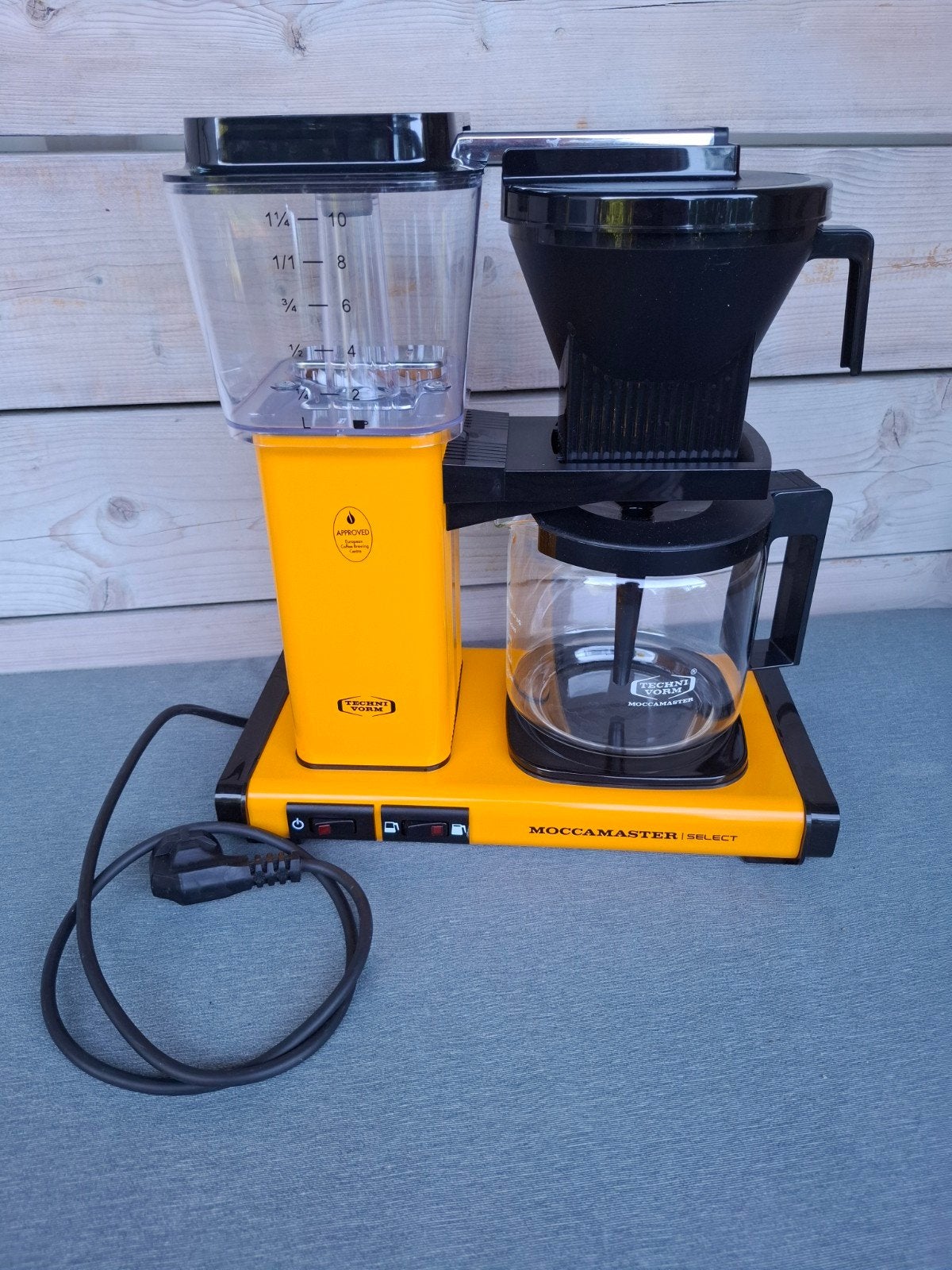 Technivorm Moccamaster Select 741 Yellow Pepper Top conditie, Ophalen of Verzenden