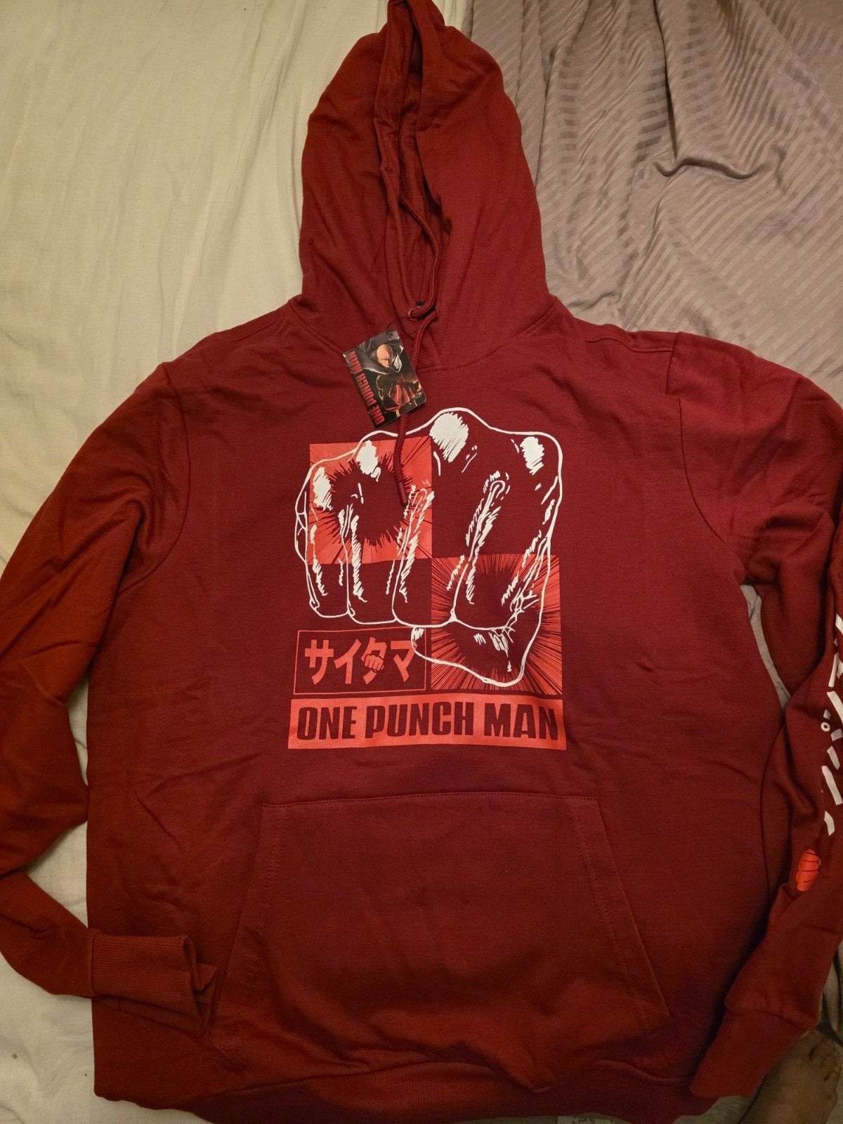 One Punch Man Hoodie maat xl, Ophalen of Verzenden, Nieuw, Maat 56/58 (XL)