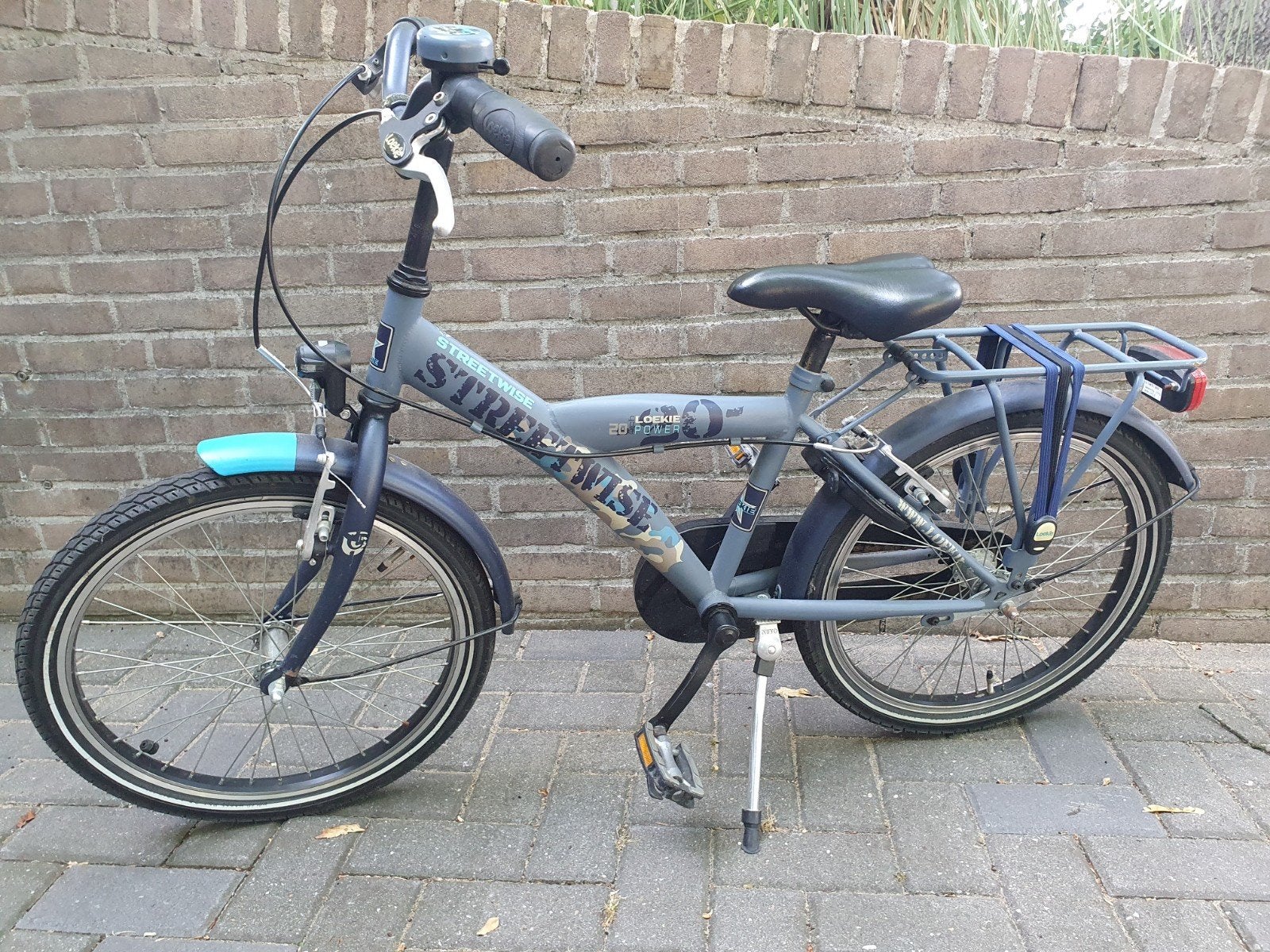 20 inch Loekie Streetwise kinderfiets met goede verlichting, Ophalen, 20 inch of meer, Gebruikt, Velgrem