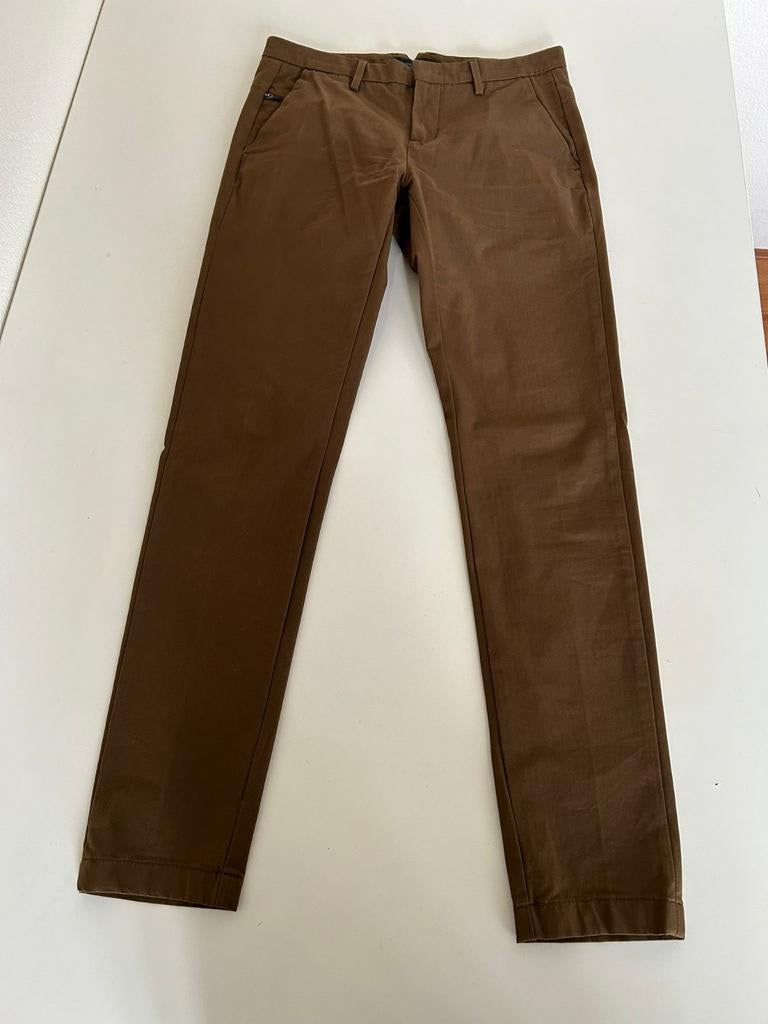 Bruine heren chino broek W31 L34, Overige maten, Ophalen of Verzenden, Zo goed als nieuw, Onbekend