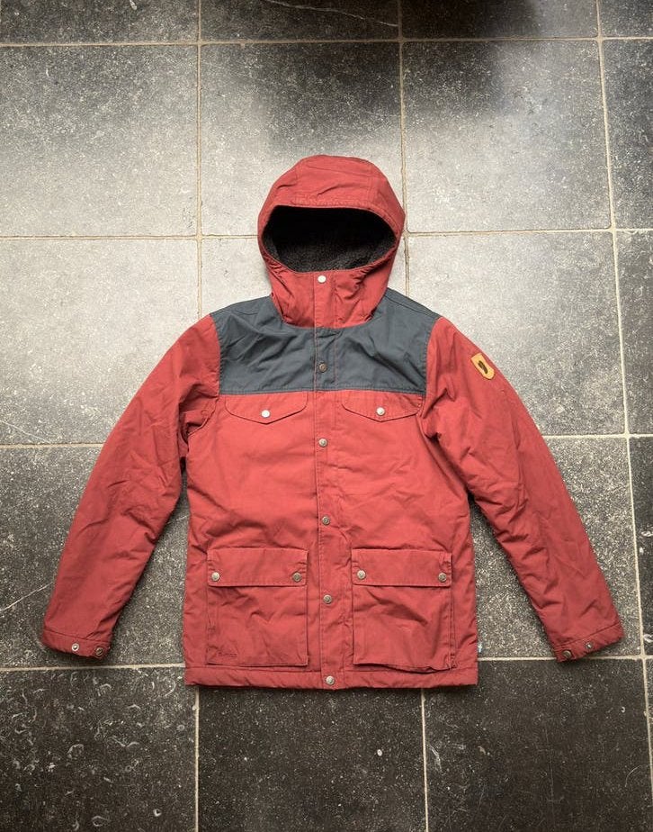 Fjällräven Greenland Winter Jacket – Bordeaux, Ophalen of Verzenden, Zo goed als nieuw, Maat 46 (S) of kleiner, Rood