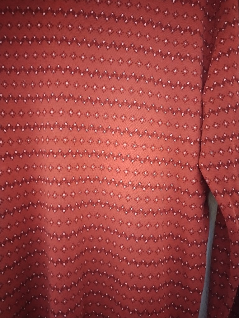 Joha, longsleeve, topje/ hemd met lange mouwen, 100 % wol, Maat 46/48 (XL) of groter, Oranje, Ophalen of Verzenden, Lange mouw
