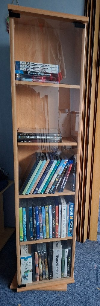 Cd opberg rek, Ophalen, Gebruikt, 25 tot 75 discs, Hout