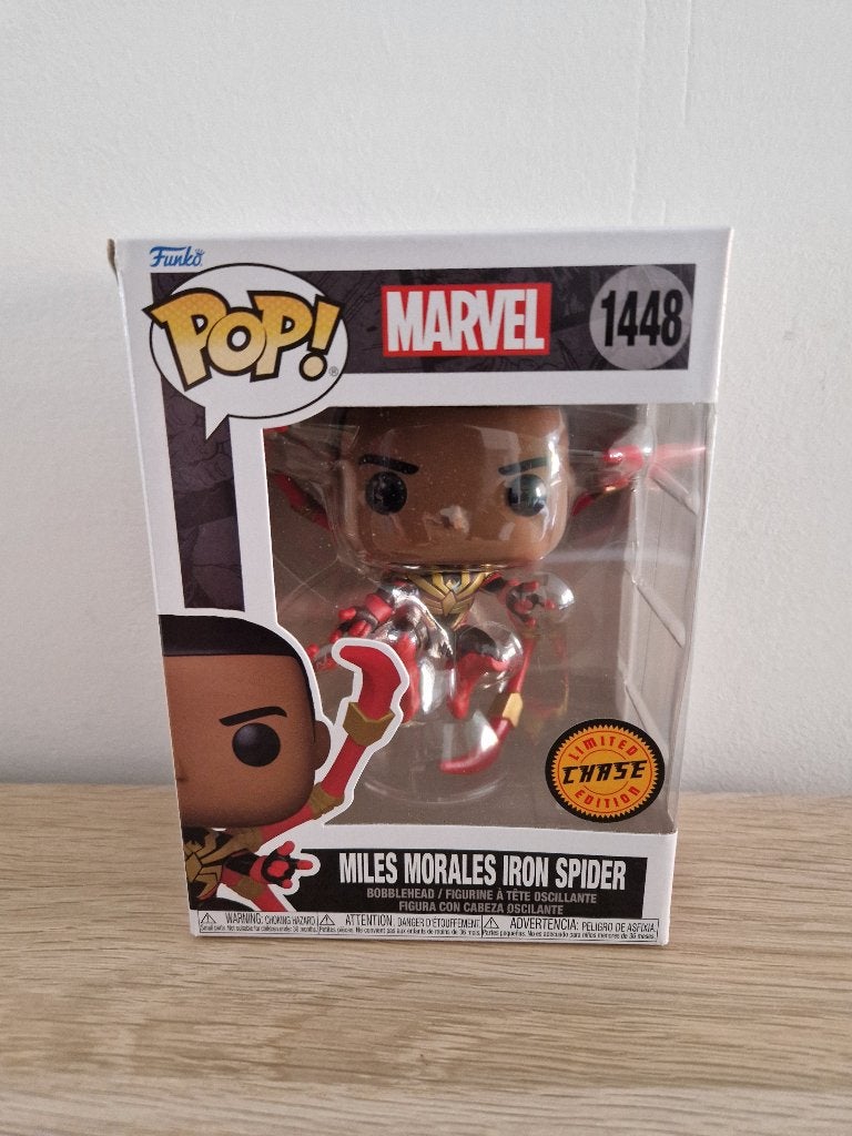 Funko Pop! Marvel Miles Morales Iron Spider [1448] Chase, Ophalen of Verzenden, Nieuw