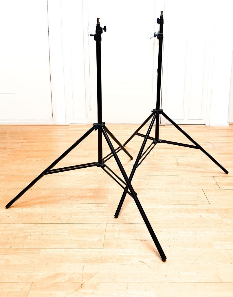 2 x Hensel studio- en locatie statieven code 201 met tas, Gebruikt, Statief, Ophalen of Verzenden, Overige merken
