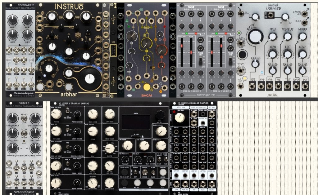 Eurorack, modular, modulair, modules, nieuwe toegevoegd, Muziek en Instrumenten, Ophalen of Verzenden, Zo goed als nieuw, Overige aantallen