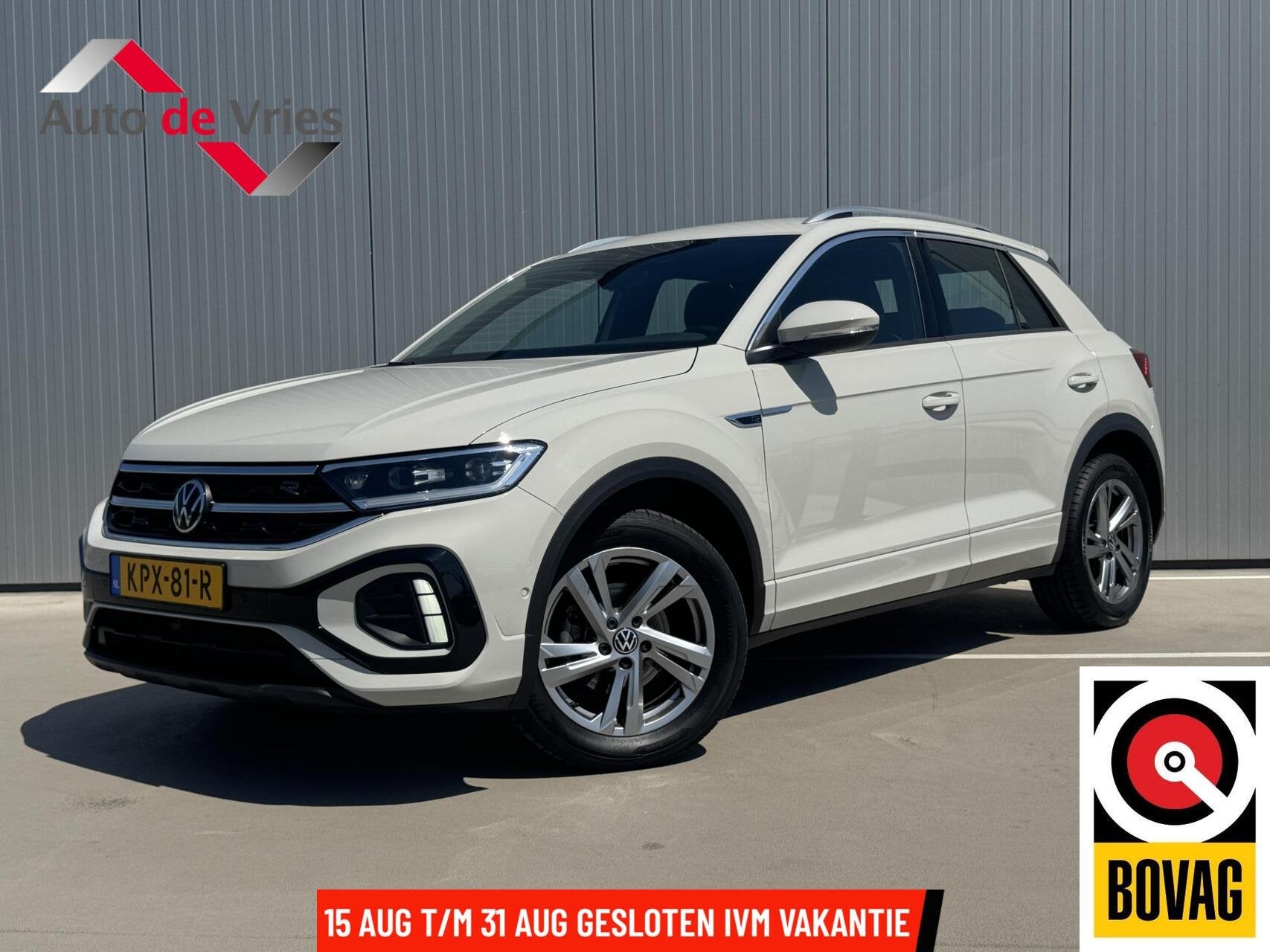 Volkswagen T-Roc 1.0 TSI R-Line|Carplay/Android|Als nieuw!, Auto's, Volkswagen, Voorwielaandrijving, Stof, Gebruikt, Met garantie (alle)