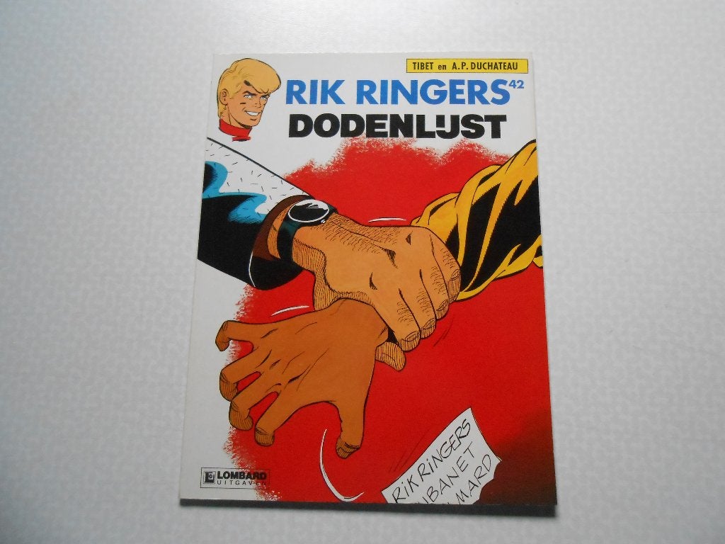 Rik Ringers 42 Dodenlijst 1986 1 ste druk., Boeken, Stripboeken, Gelezen, Tibet & A.P. Duchateau, Eén stripboek, Ophalen of Verzenden