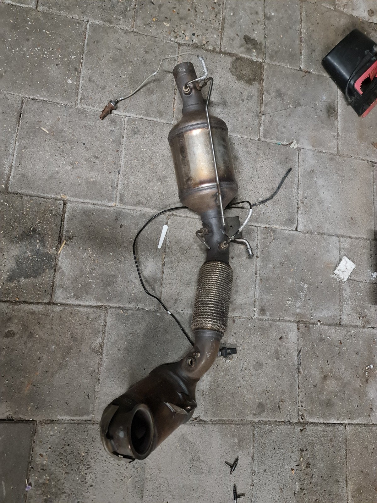 Vw Golf 7,5 GTi Roetfilter flexibel stuk incl sensoren, Auto-onderdelen, Uitlaatsystemen, Ophalen, Gebruikt, Volkswagen