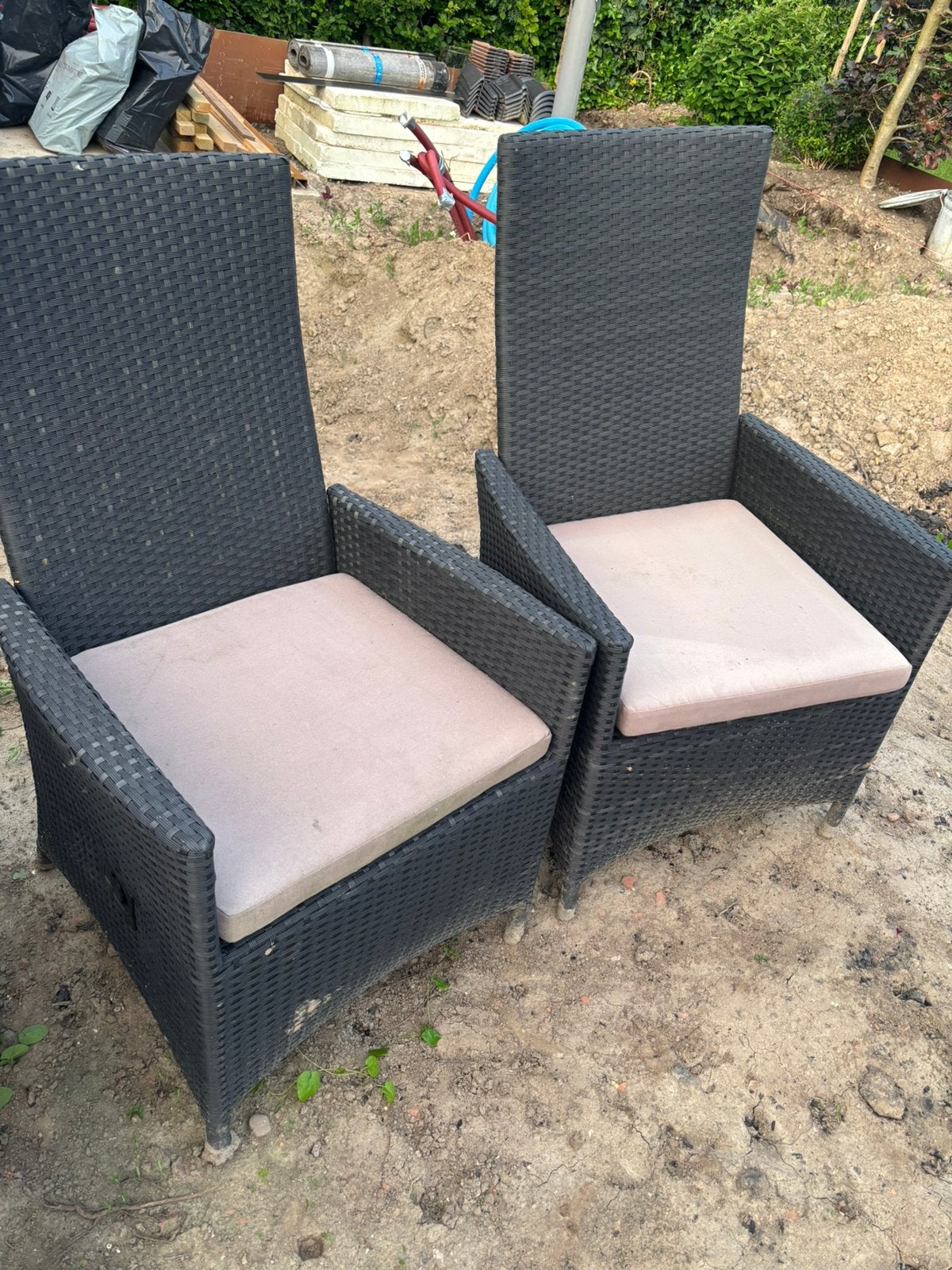 Tuinstoelen, Ophalen, Gebruikt, Kunststof
