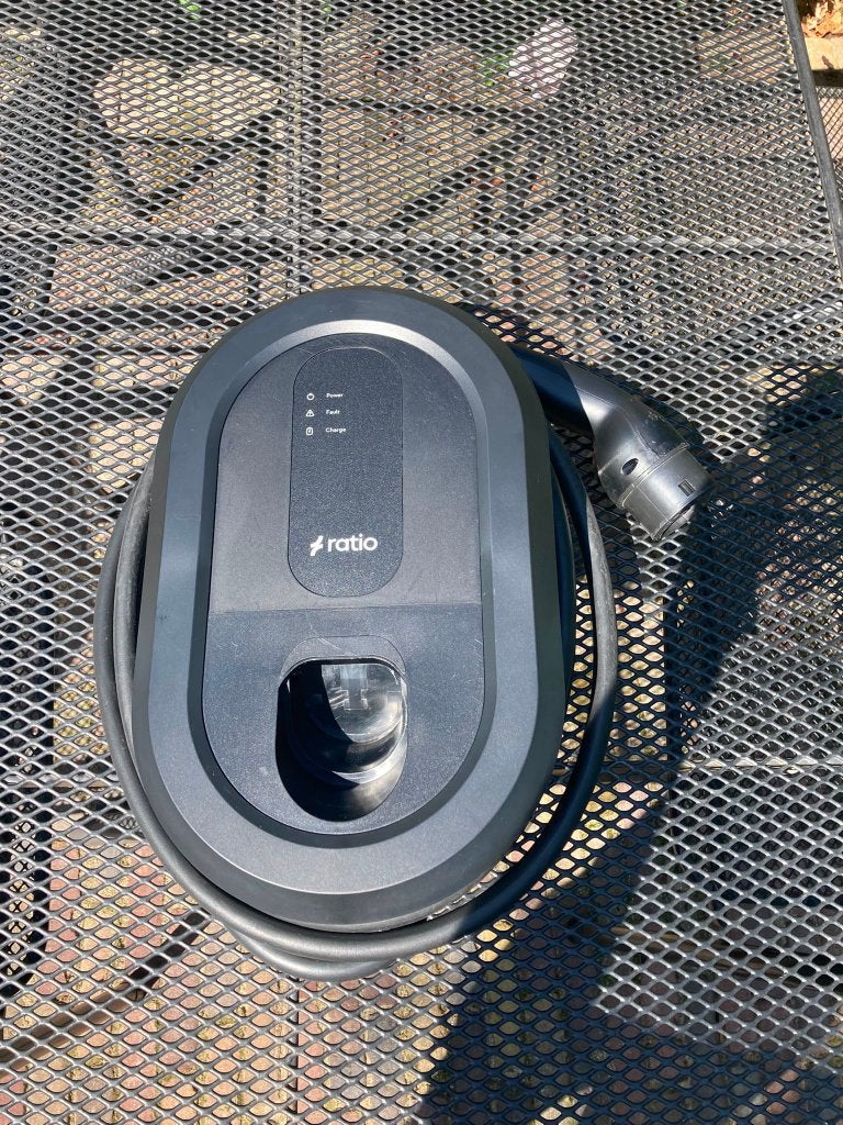 Ratio Electric Solar Laadpaal met 5m Kabel (38871), Ophalen of Verzenden, Gebruikt, Laadpaal en Laadkabel