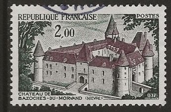 Frankrijk 204, kasteel, Verzenden, Gestempeld