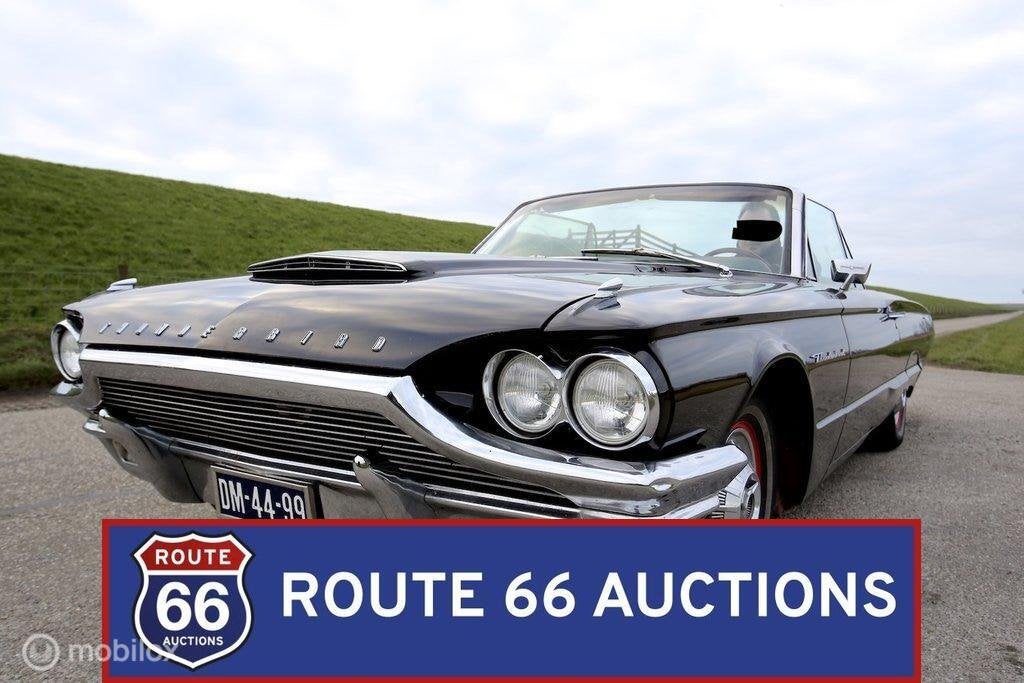 Ford Thunderbird | 1964 | Route 66 Auctions, Auto's, Overige carrosserieën, Zwart, Bedrijf, Handgeschakeld