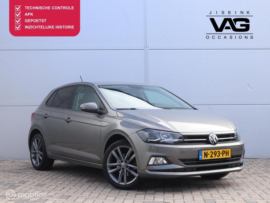 Volkswagen Polo 1.0 TSI Highline CarPlay Automaat Clima Stoe, Auto's, Volkswagen, Bedrijf, Te koop, Polo, ABS, Adaptive Cruise Control