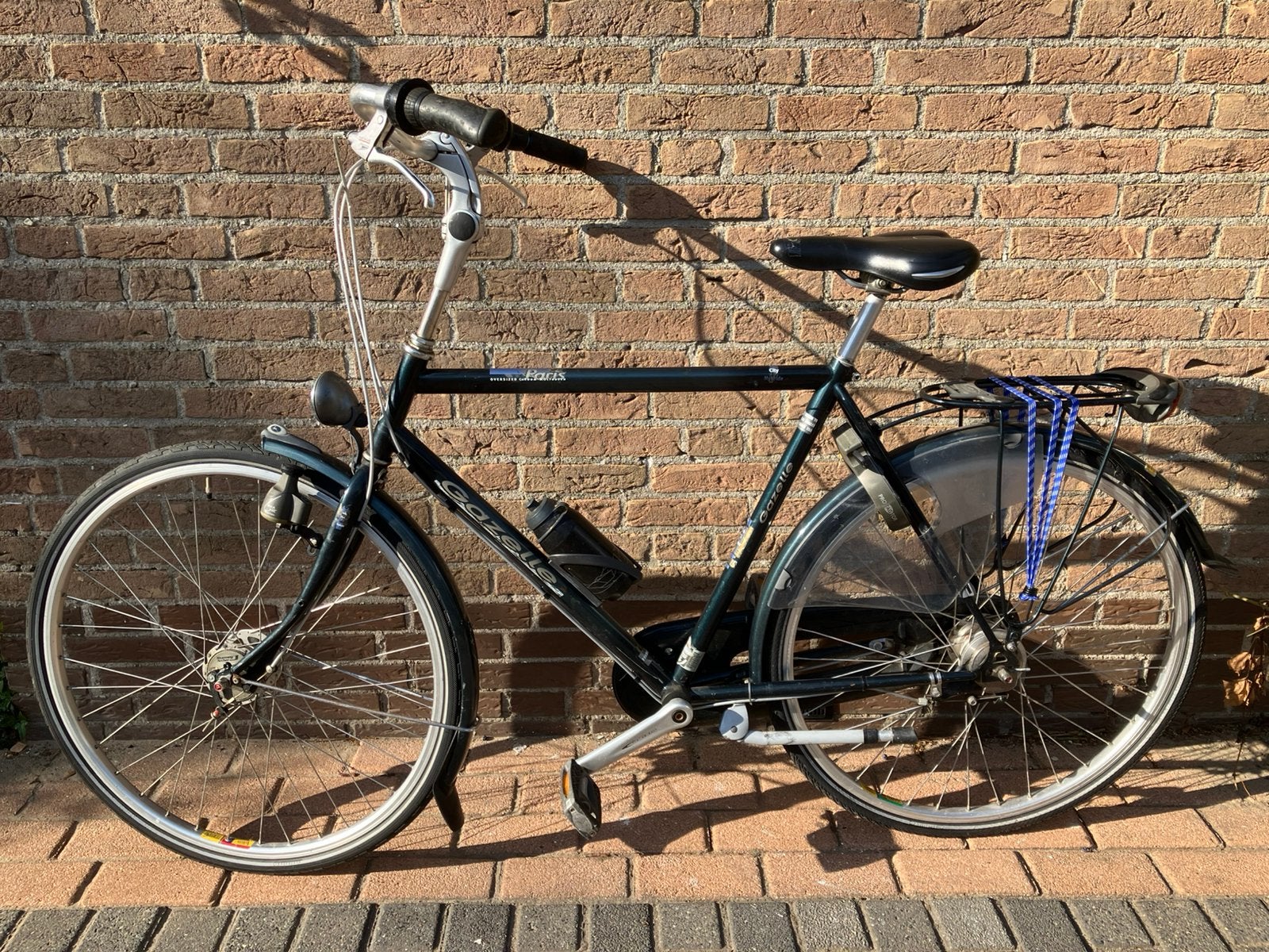 Herenfiets Gazelle, Ophalen, Versnellingen, Zo goed als nieuw, 57 tot 61 cm
