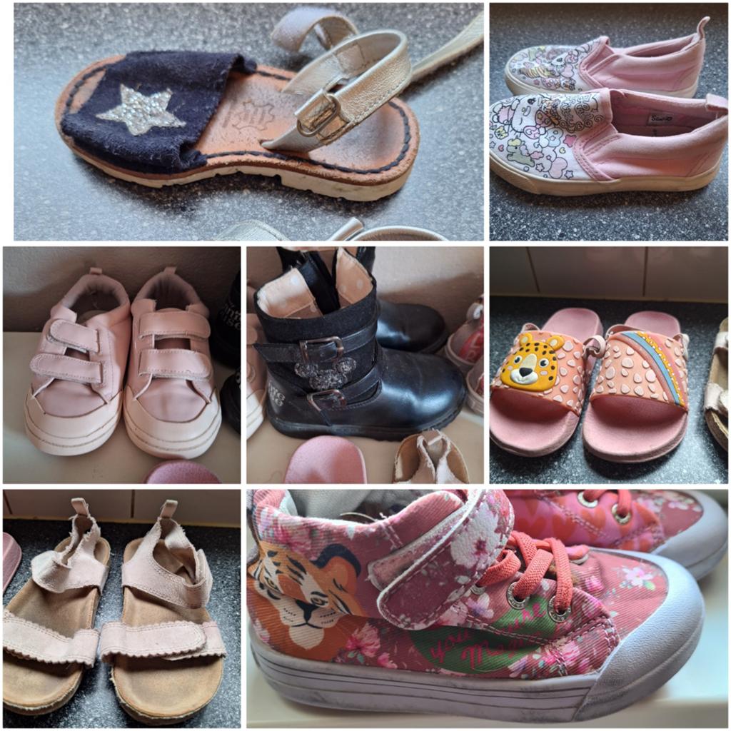 7 paar schoenen meisje maat 25 * Sandalen Sneakers Laarzen, Gebruikt, Meisje, Schoenen, Ophalen of Verzenden