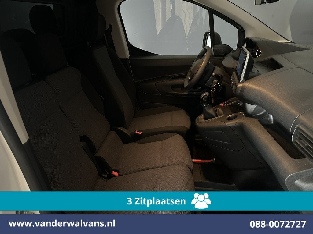 Peugeot Partner 1.6 BlueHDI L1H1 Euro6 Airco | 3-Zits | Came, Voorwielaandrijving, Stof, Gebruikt, 4 cilinders