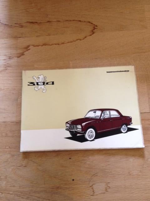 Handleiding/Instructieboekje      Peugeot  304   1973     NL, Ophalen of Verzenden