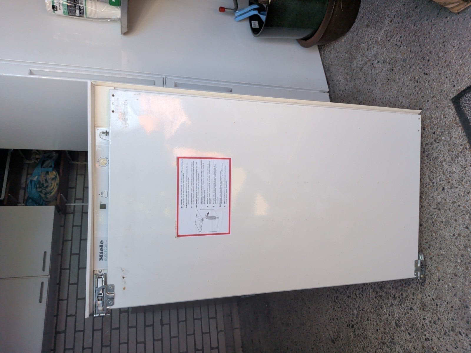 Goed werkende Lage Miele inbouwkoelkast K832 i, Ophalen, Gebruikt