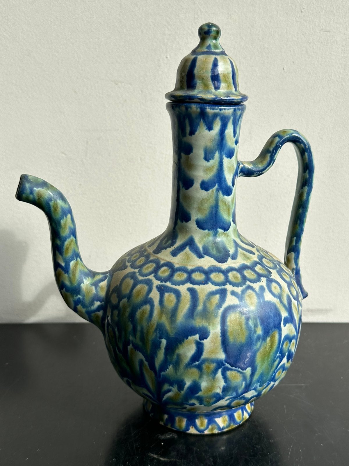 Oosters ? Aardewerk deksel kan / theepot 26 cm H, Ophalen of Verzenden