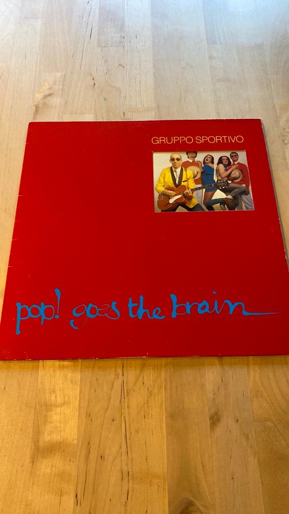 Vinyl lp Gruppo Sportivo - Pop! Goes the brain, Ophalen of Verzenden, Zo goed als nieuw, 12 inch