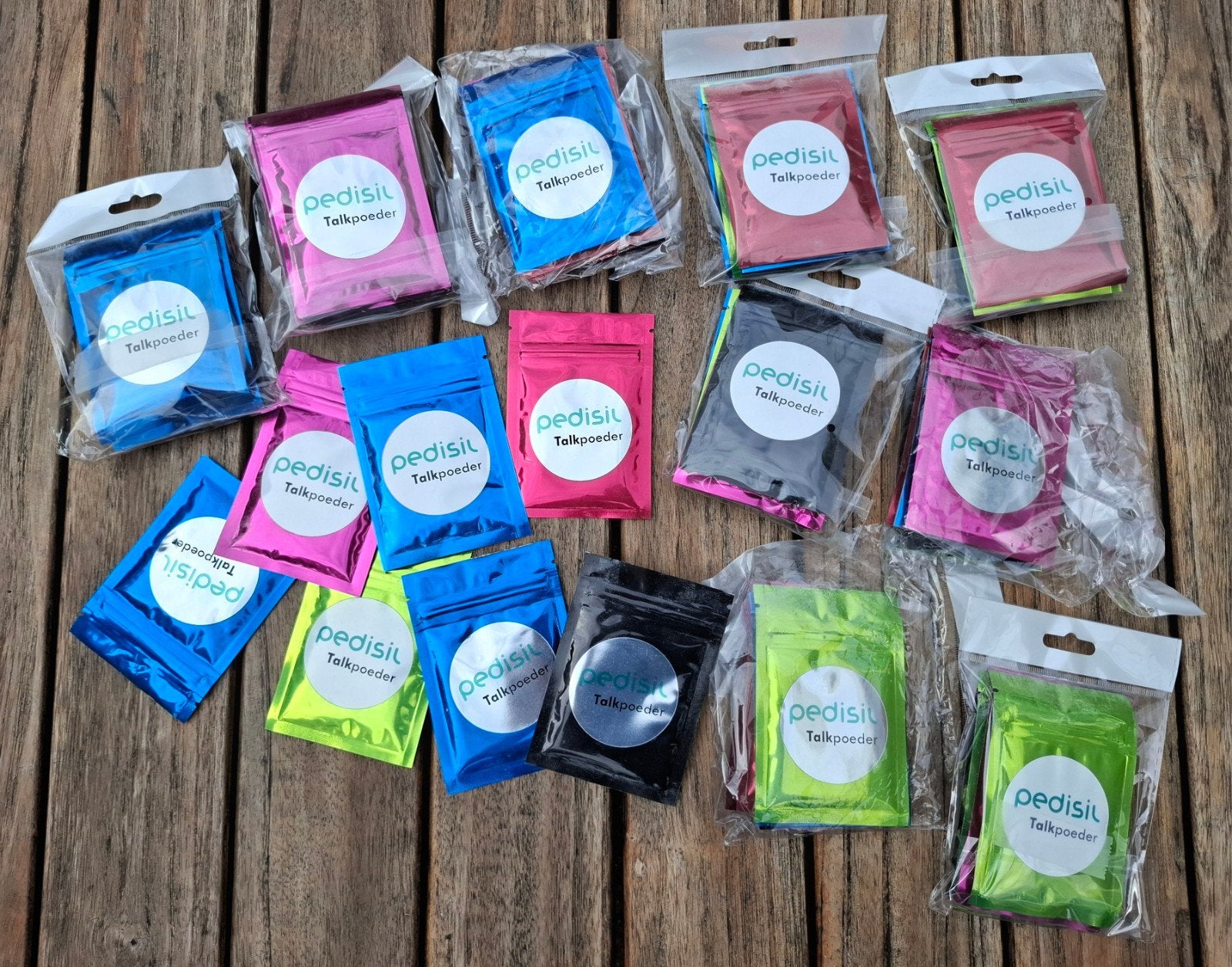 52 zakjes Pedisil Talkpoeder - Diverse kleuren, Ophalen of Verzenden, Nieuw, Overige typen
