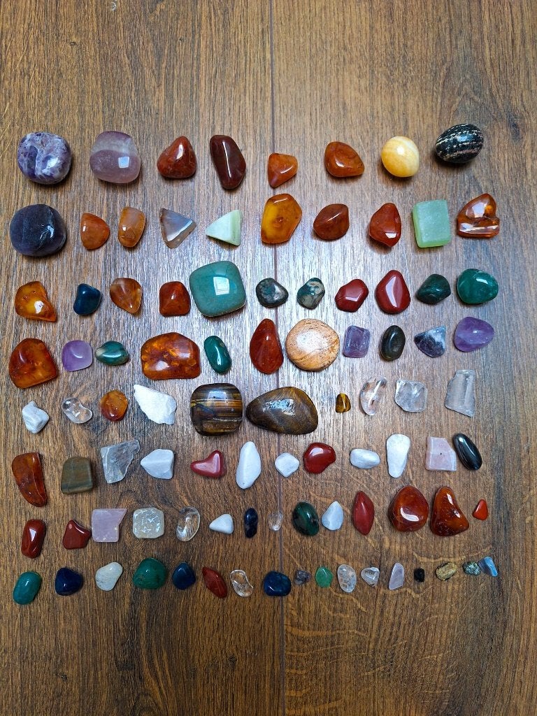 Grote Set Edelstenen & Mineralen – Trommelstenen Mix, Verzenden, Nieuw