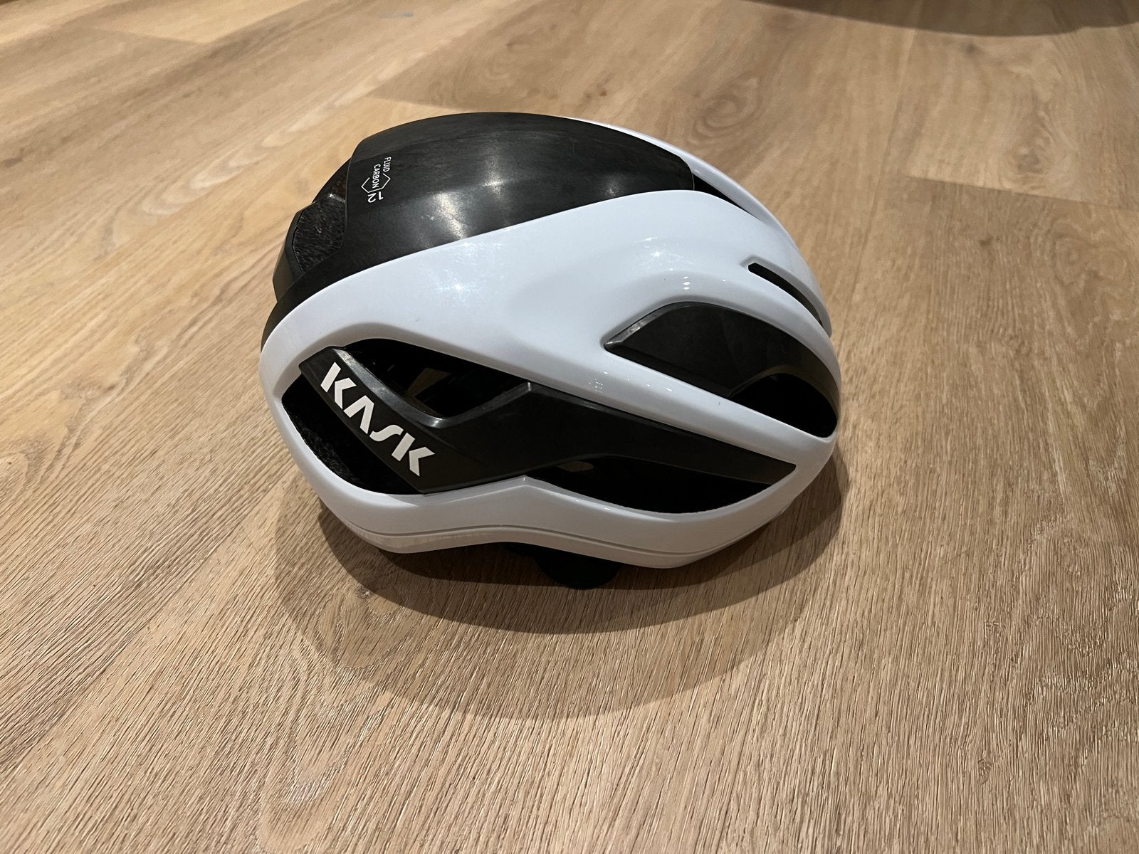 Kask Elemento Fietshelm - Maat M - Glans Wit, Ophalen of Verzenden, Zo goed als nieuw, M, Heer of Dame