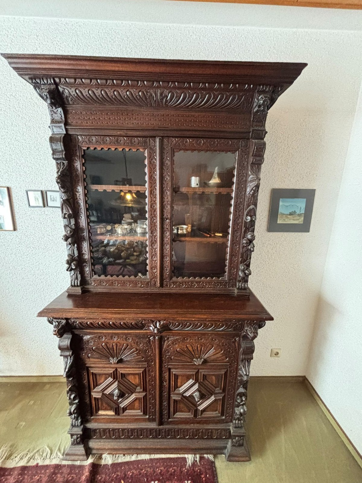 Vintage kasten/stoelen - eiken - grenen - mahonie, Antiek en Kunst, Ophalen