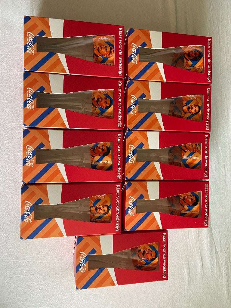 Coca cola oranjeglazen, Ophalen of Verzenden, Nieuw, Gebruiksvoorwerp